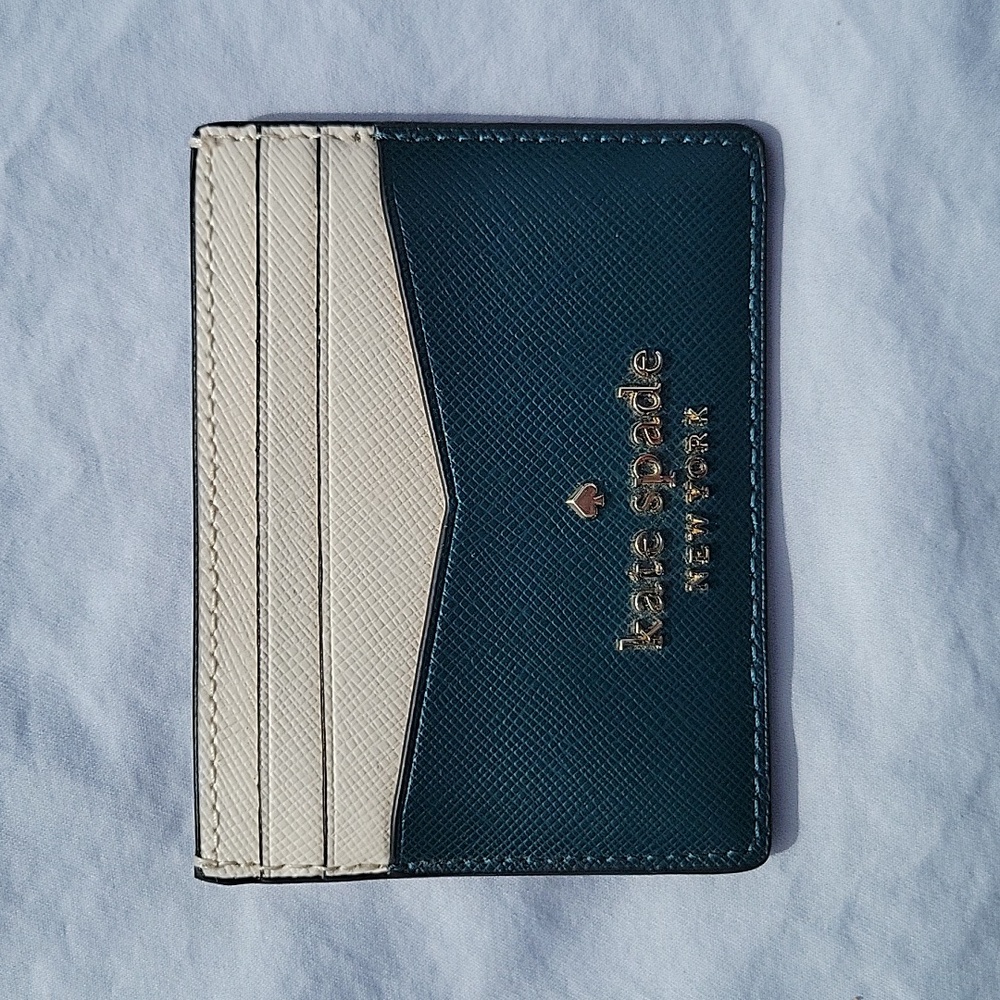 NWTKate Spade Staci Colorblock Small Slim Cardholder